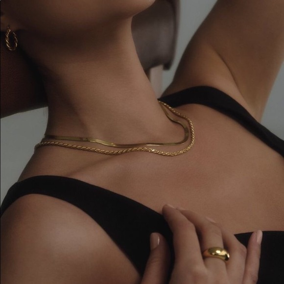 Mejuri Jewelry - Mejuri Bold Gold Twist Rope Chain Necklace